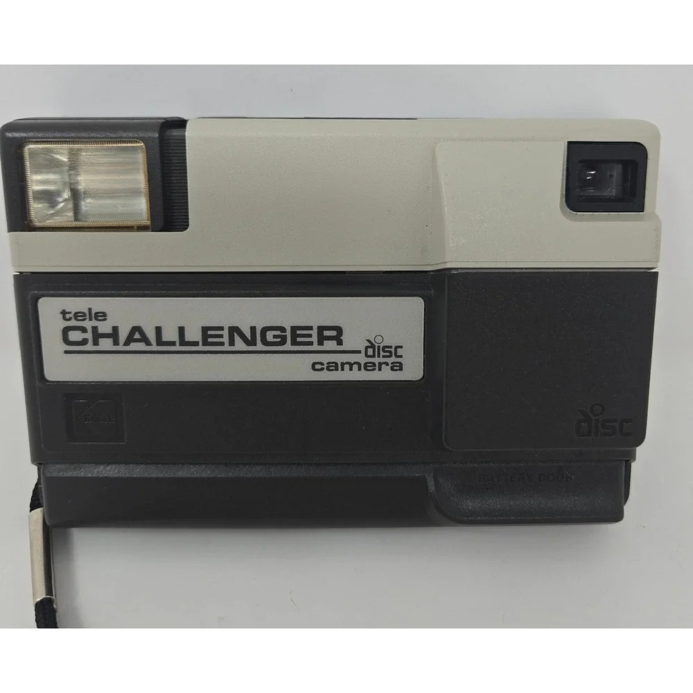 Kodak Tele-Challenger Disc Camera with Roll of Film (6 Pictures Used) Works
